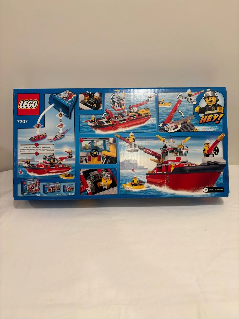 NWT Lego City 7207 Fire Boat Playset Retired Factory Sealed Unused